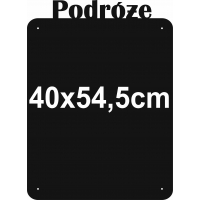 Tablica magnetyczna na magnesy Podróże #11 - 40x54,5cm